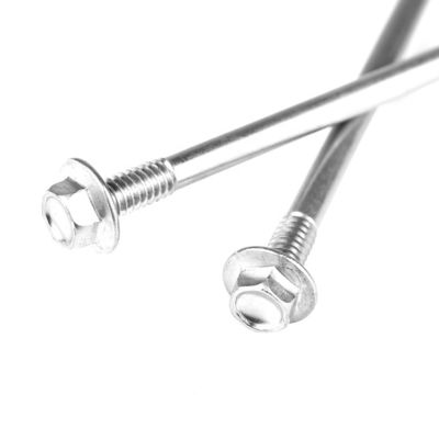 Double Thread Washer Hex Head Self Drilling Screws Stainless Steel for INCH Measurement