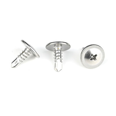 Standard Sus410 Stainless Steel Phillips Wafer Head Self Drilling Screws for Metal