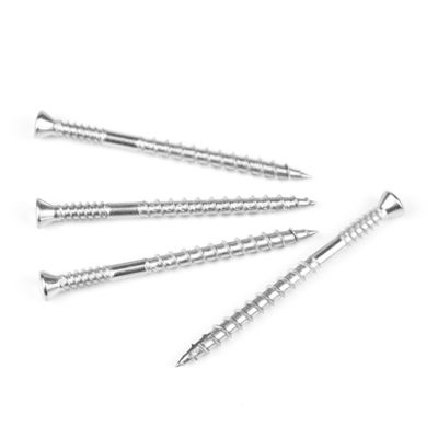 SS 316 Flat Head Chipboard Screw for Outdoor Wood Projects Metric Measurement System