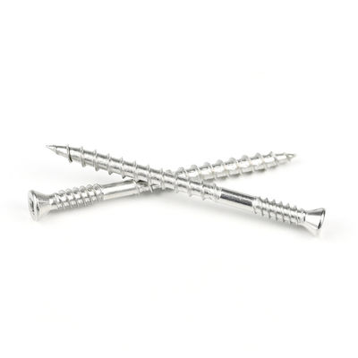 SS 316 Flat Head Chipboard Screw for Outdoor Wood Projects Metric Measurement System