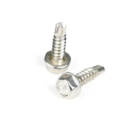 ZINC Finish Skilful Manufacture Hex Washer Head 304 Tek Screws Self With Rubber For Gas Stove