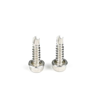 ZINC Finish Skilful Manufacture Hex Washer Head 304 Tek Screws Self With Rubber For Gas Stove