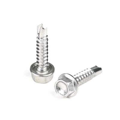 Stainless Steel 410 Self Drilling Screw Hex Washer Head for Metric Measurement System