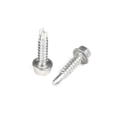 Stainless Steel 410 Self Drilling Screw Hex Washer Head for Metric Measurement System