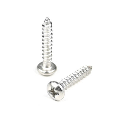 304 Stainless Steel Phillips Pan Head Sharp Point Self Drilling Tapping Screws