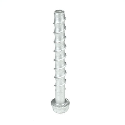 ZINC Finish Hex Head Concrete Screw Self Tapping Anchor Bolts for Strong Installation