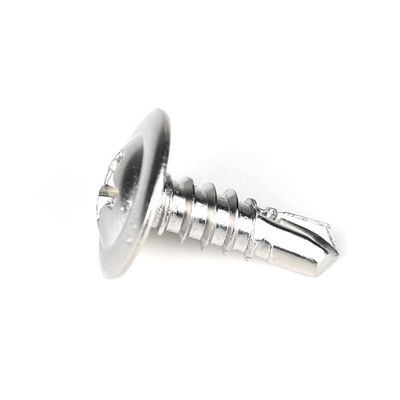Installation Stainless Steel Wafer Head Phillips Self Drilling Screws Sus410 Parafuso Auto Brocante