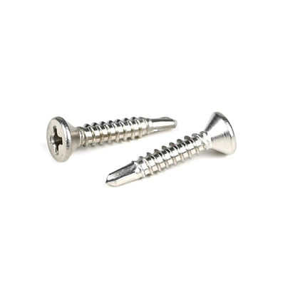 Steel Phillips Cross Recess Countersunk Flat Head Self Drilling Screw for Metal Fastening