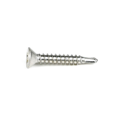 Steel Phillips Cross Recess Countersunk Flat Head Self Drilling Screw for Metal Fastening
