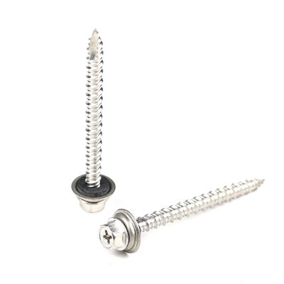 60mm Stainless Steel Vis Autotaraudeuse with Torx Drive and Phillips Washer Hex Head