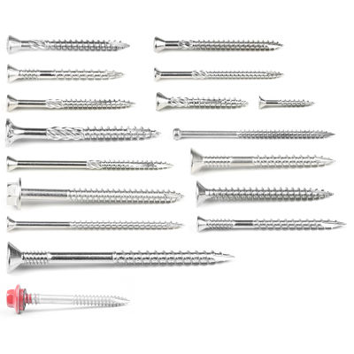 410 316 304 Stainless Steel HEX Head 17 Torx Multi Purpose Wood Screws