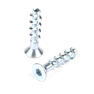 Metric Zinc Plated M6 40mm Socket Hexagon Bolt Countersunk Anchor Screw for Fastening