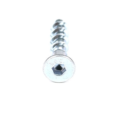 Metric Zinc Plated M6 40mm Socket Hexagon Bolt Countersunk Anchor Screw for Fastening