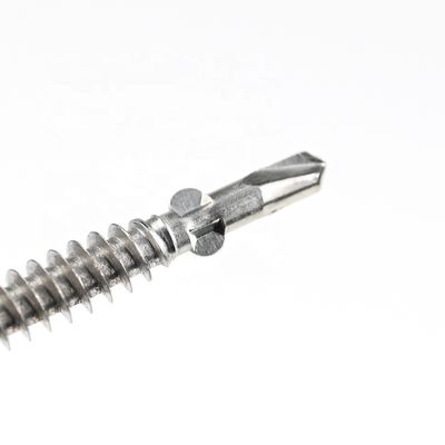 Stainless Steel Flat Head Phillips Self Drilling Screws With Wings for Installation