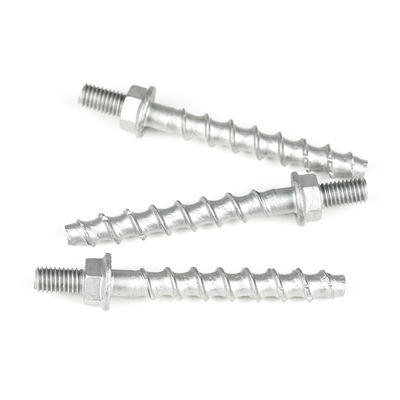 JIS Standard M8 Double Thread Hex Flange Head Self Tapping Concrete Ceiling Anchor Bolts