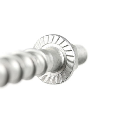 JIS Standard M8 Double Thread Hex Flange Head Self Tapping Concrete Ceiling Anchor Bolts