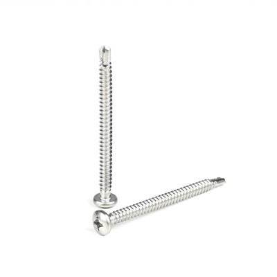 ZINC Finish Phillips Cross Recess Pan Head Stainless Steel Self Drilling Tapping Screw