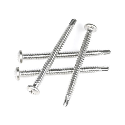 ZINC Finish Phillips Cross Recess Pan Head Stainless Steel Self Drilling Tapping Screw