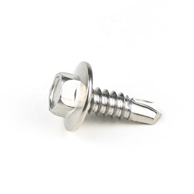 100% QC Test Wafer Head Stainless Steel Five Angles Flange Self Drilling Security Screws