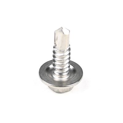 100% QC Test Wafer Head Stainless Steel Five Angles Flange Self Drilling Security Screws