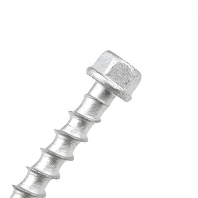 Installation Stainless Steel Hex Washer Head Concrete Screw Anchor 75mm M6 Masonry Screws