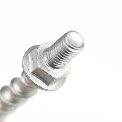 Steel 410 Hex Flange Masonry Screw Anchor Bolt for Concrete Customizable and Versatile