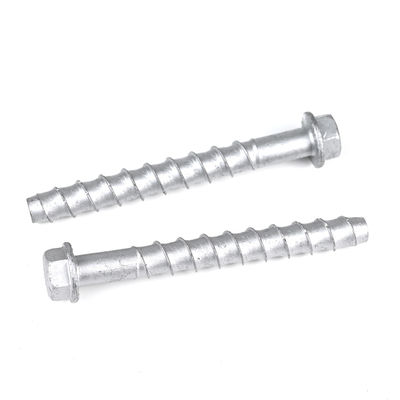 Flat Head Large Diameter Carbon Steel Hex Masonry Bolt M12 125mm Self Tapping Concrete Screw