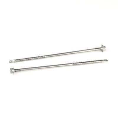 Zinc Hex Washer Head Self-Drilling Screws 150mm for Sandwich Panel Double Thread