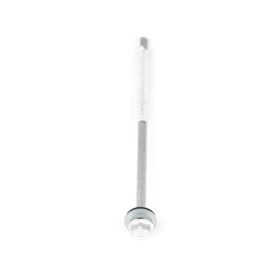 Seat Fix Fastening Hex Washer Head Self Drilling Screws With Black Washer Bimetal Hex Screws 6.3x130mm