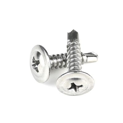 Black Stainless Steel Phillips Wafer Head Self Drilling Screws Tornillos Acero Inoxidable