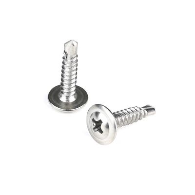 Black Stainless Steel Phillips Wafer Head Self Drilling Screws Tornillos Acero Inoxidable