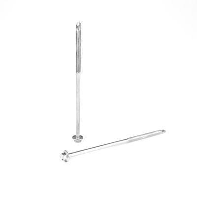 Wood Structure Self Drilling Screws 5.5x140mm with Hex Washer Head and Partial Thread