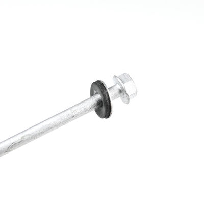 Coating Stainless Steel Self-Drilling Screws 6.3x180mm with Bonded Washer and Round Head