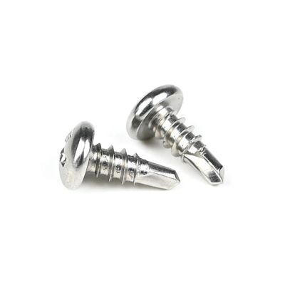 Customized Support Black Phillips Cross Recessed Pan Head Sus 304 Self Drilling Screws 3.5x10mm