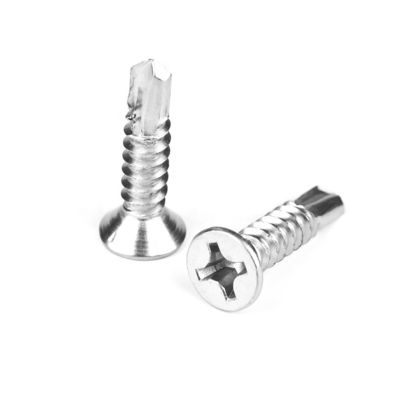 Flat Head Phillips Self Drilling Screw for High Hardness Bulk Tek Screws in Gas Stove