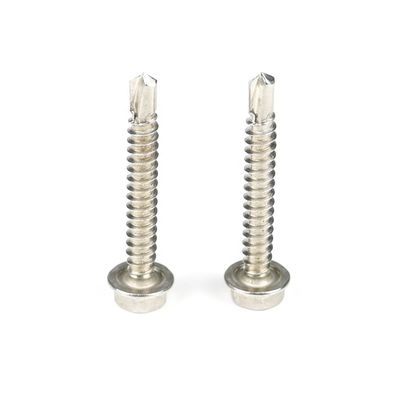 Installation Stainless Steel Hex Washer Head Self Drilling Screw Sus304 Tapping Screws