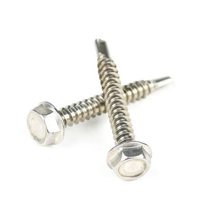 Installation Stainless Steel Hex Washer Head Self Drilling Screw Sus304 Tapping Screws