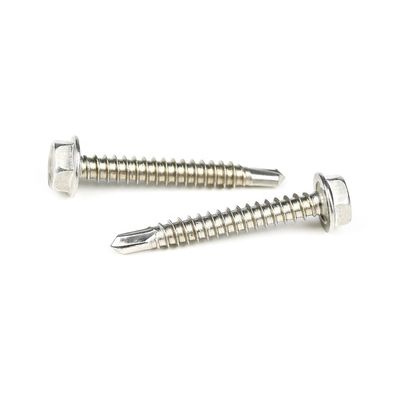 Installation Stainless Steel Hex Washer Head Self Drilling Screw Sus304 Tapping Screws