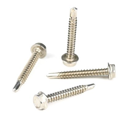 Installation Stainless Steel Hex Washer Head Self Drilling Screw Sus304 Tapping Screws