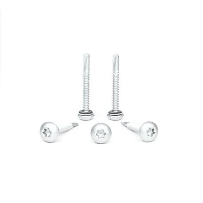 Wafer Head Style Self Drilling Screw Sus410 Stainless Steel ZINC Finish Self Tapping