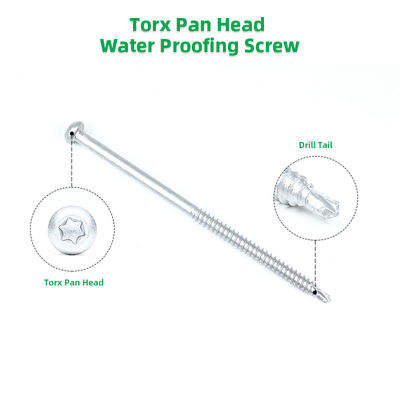 Self Drilling Metal Screws Bimetal Torx Pan Head Tapping Waterproof Screw for Standard