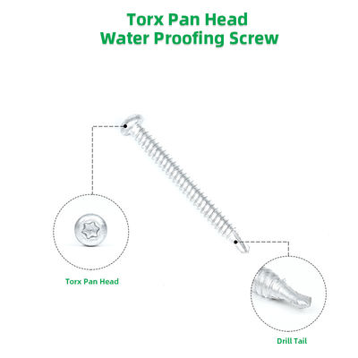 Wood Structure Bimetal Stainless Steel Torx Pan Head Self Drilling Screws with Design