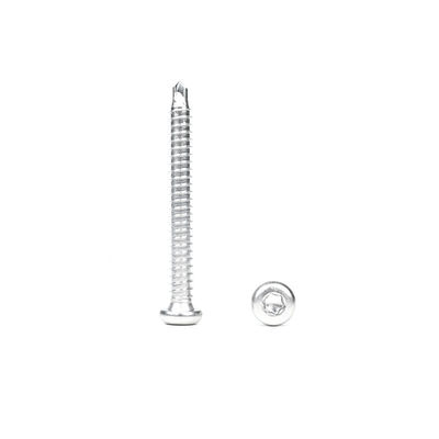 Rust Proof SUS410 Stainless Steel Self Drilling Screw With Wafer Head Style For Pvc Roof