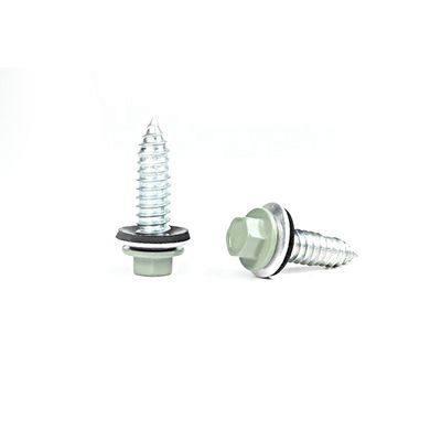 Customized Black Finish Stainless Steel Self Drilling Tapping Screws With EPDM Washer