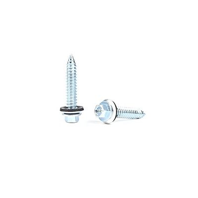 Self Drilling Self Tapping Screws With EPDM Washer For Sheet Metal Customized Support