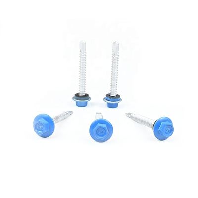 Torx Drive Color Painted Flange Hex Head Self Drilling Tek Screw