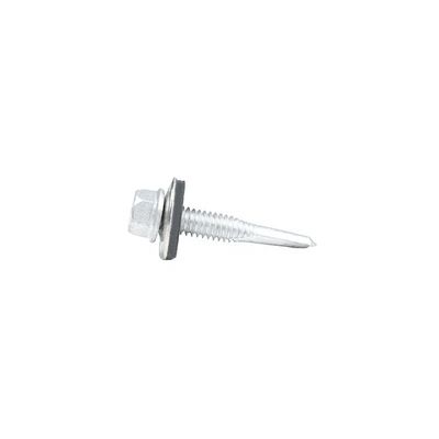 SS410 Flange Hex Head Stainless Steel Self Tapping Drilling Screws With EPDM Washer