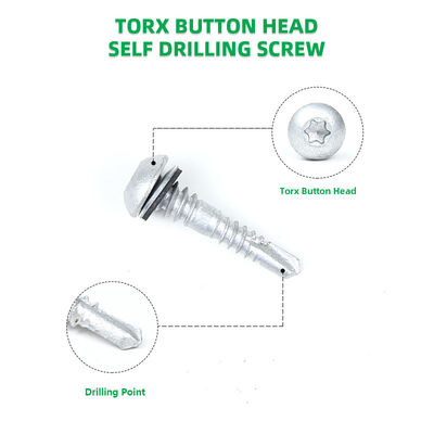 Stainless Steel Self Drilling Sandwich Panel Screw Torx Pan Head 32mm Payment term T/T