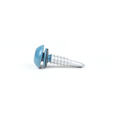 SS410 Stainless Steel Color Corroshield Roofing Screw 1'' Pan Head Torx Self Drilling Screw with Washer