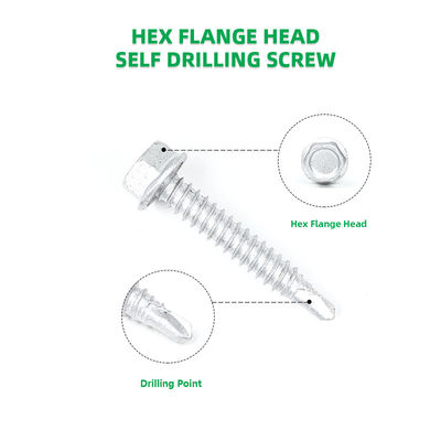 Electrical Black SUS410 Stainless Steel Hex Screw With Corroshield Finish